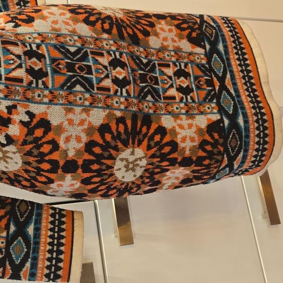 Flying Tomato Knit Stretch Dress Cream Black Size Medium - Picture 6 of 13